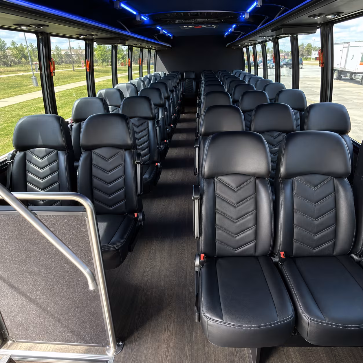 25 passenger minibus inside