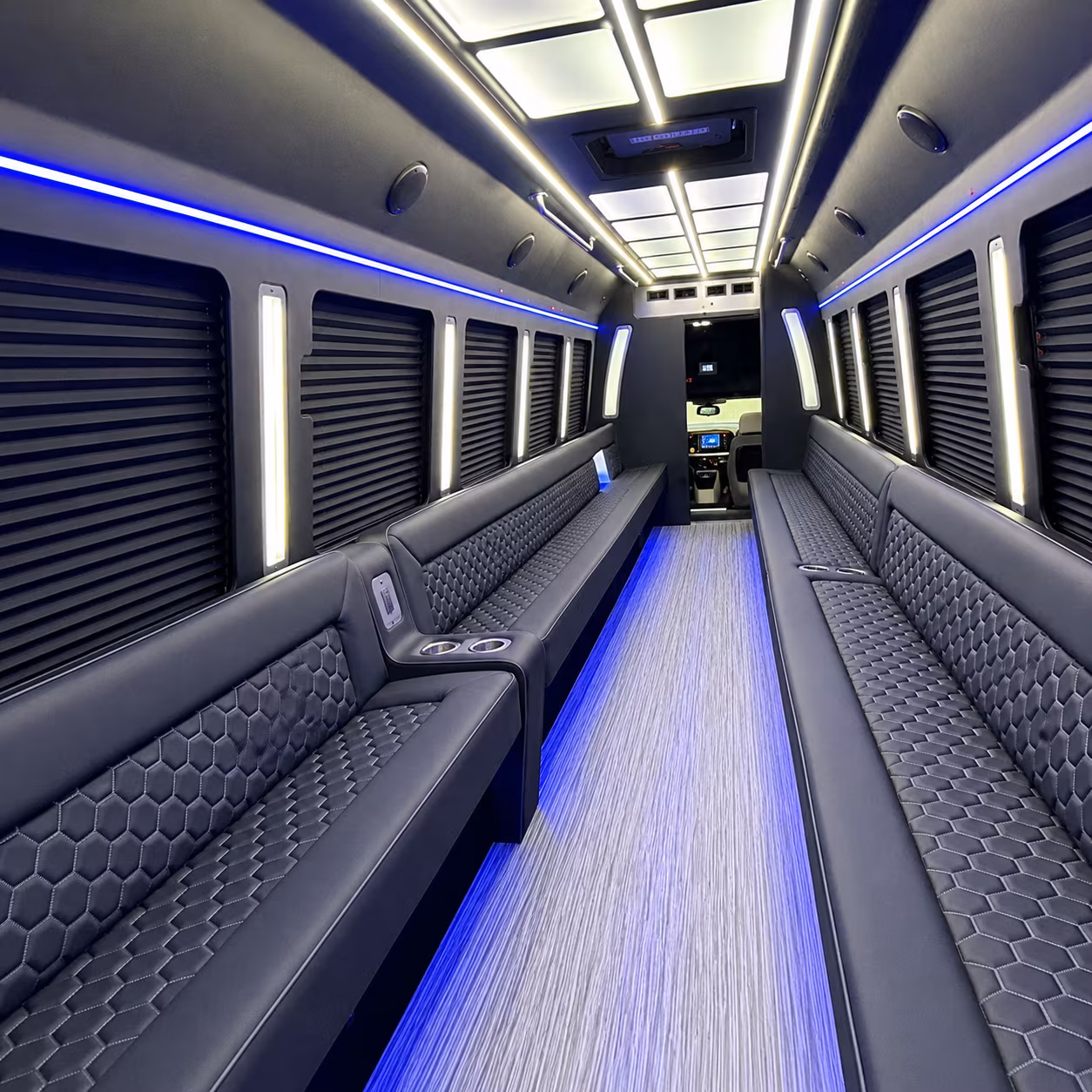 fall river party bus rental interior
